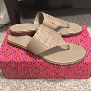 Tory Burch Jamie Logo Thong Sandal